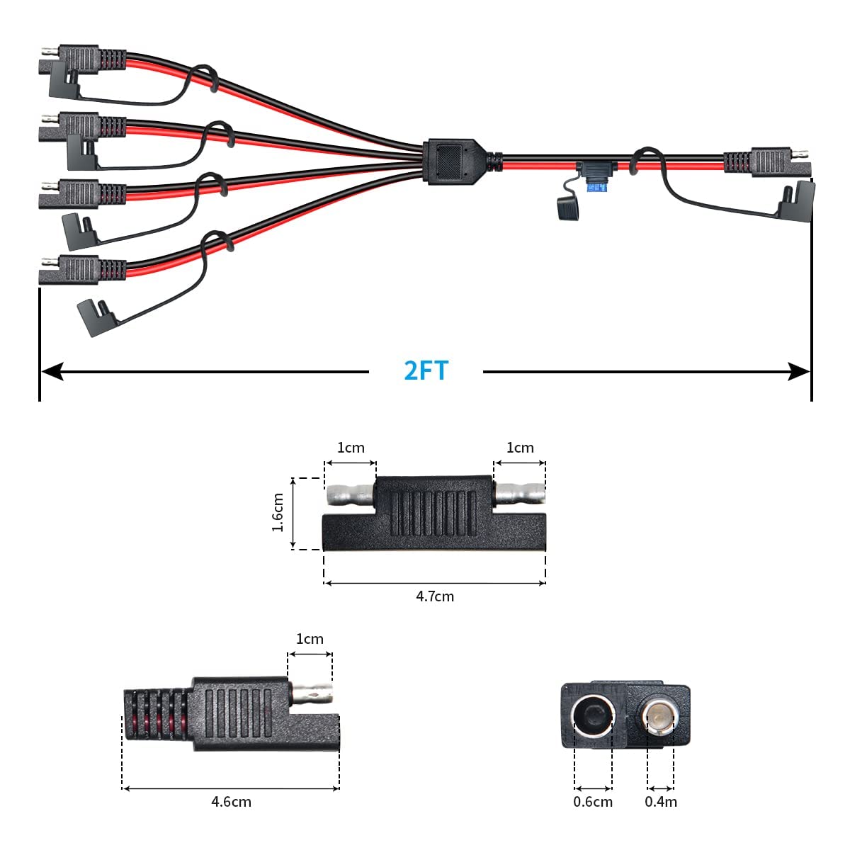 ELFCULB splitter in real world use with solar panel and vehicle battery