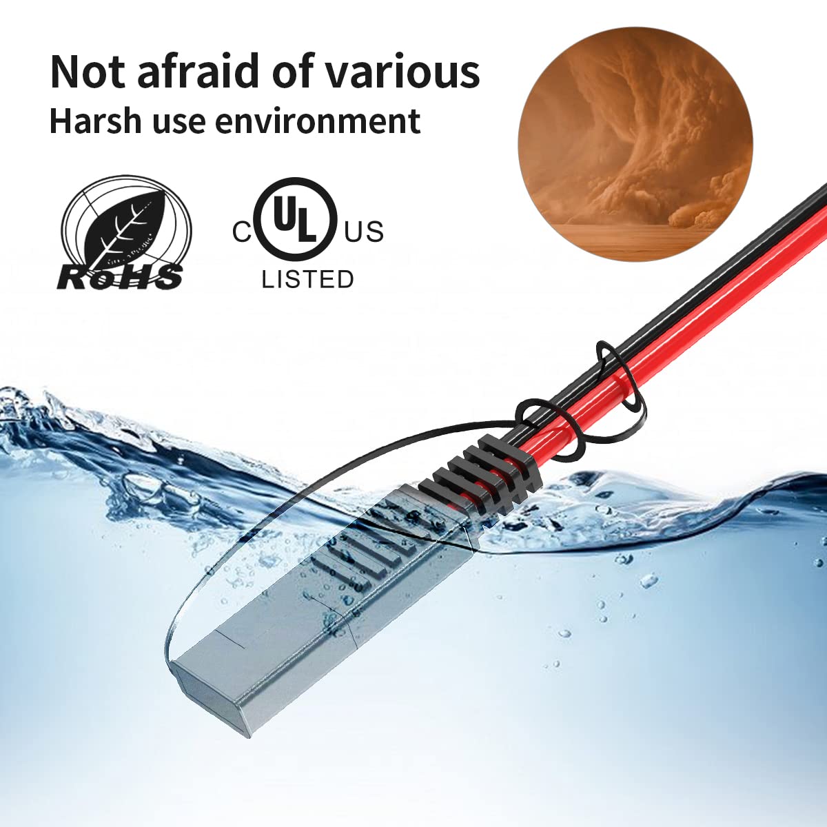 ELFCULB waterproof cap protects SAE connections from rain and dust