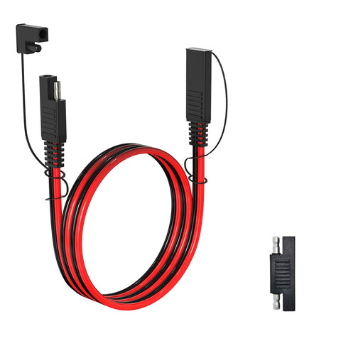 ELFCULB 3ft SAE extension cable showing durable 16AWG copper core for stable current