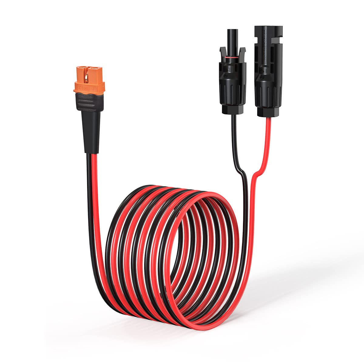 ELFCULB solar to XT60i cable, 10ft, outdoors-ready connection for portable power
