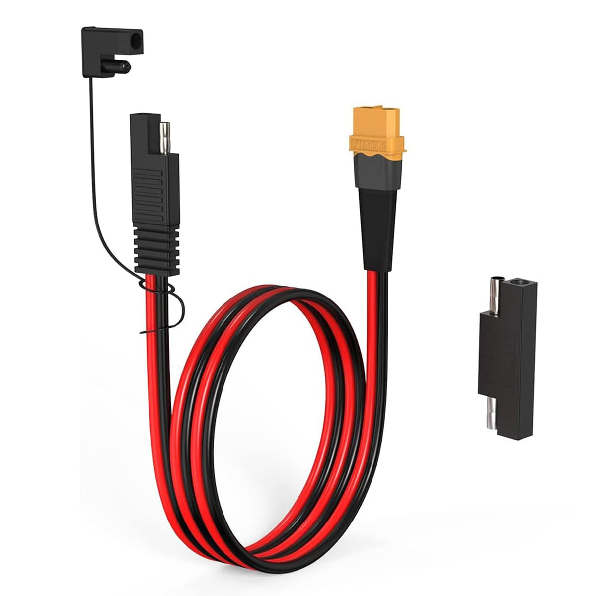 ELFCULB XT60 to SAE extension 2ft cable for portable power connections