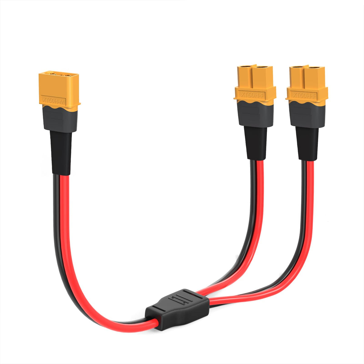 ELFCULB XT60 Y Splitter 1ft dual female outputs for UAV power connections.