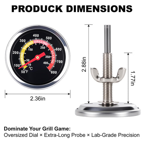 ELFFILLA thermometer with large readout for simple monitoring while cooking