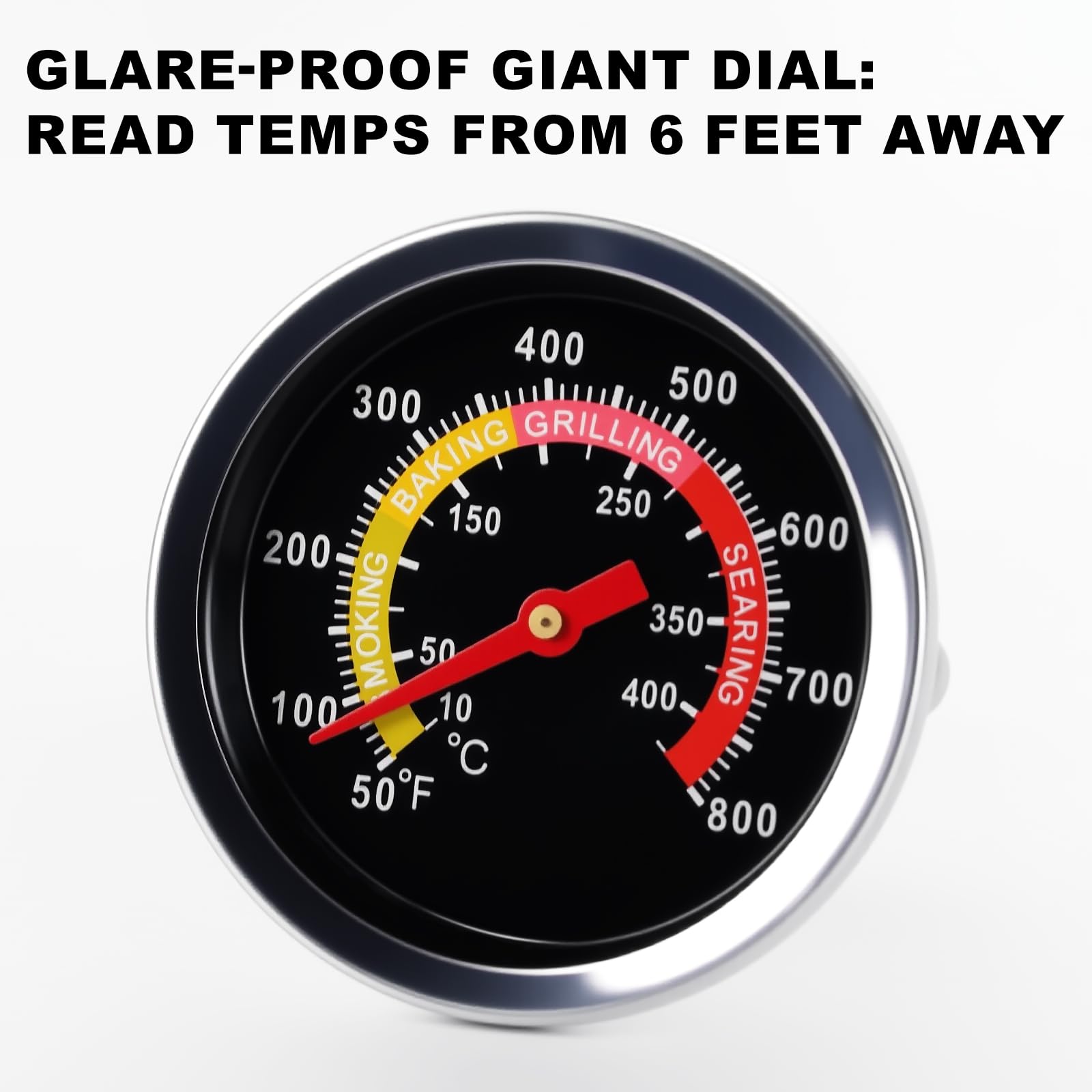 ELFFILLA BBQ Thermometer easy mount kit enables quick installation on grills