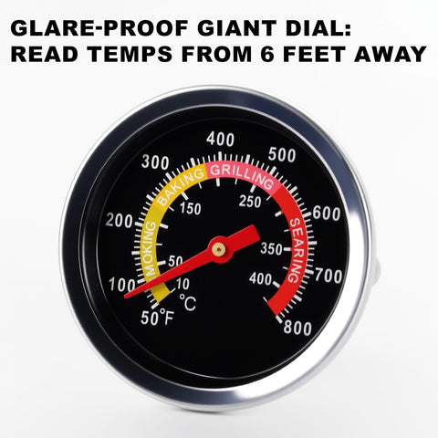 ELFFILLA BBQ Thermometer easy mount kit enables quick installation on grills