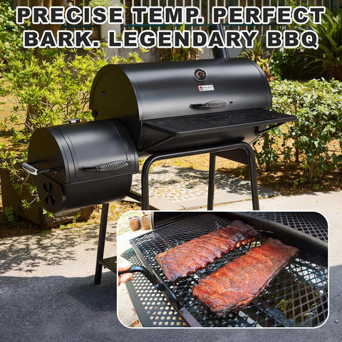ELFFILLA BBQ Thermometer in use on grill for accurate meat temperature checks