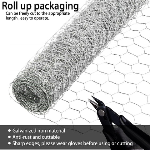 elfinrm galvanized-wire-mesh-for-garden shields plants while remaining easy to shape
