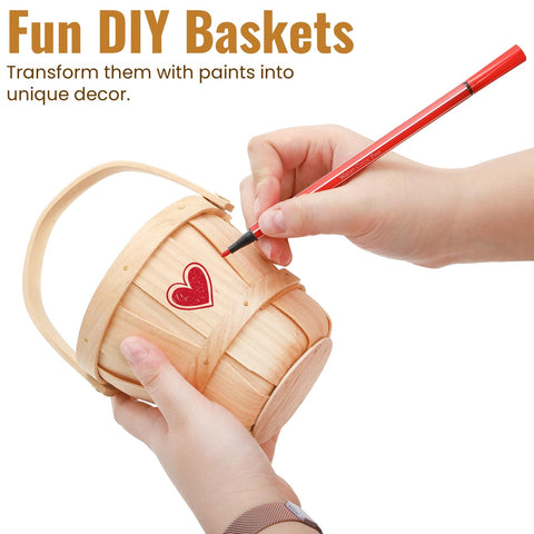 ELFULLY paintable baskets designed for DIY decor and holiday themes