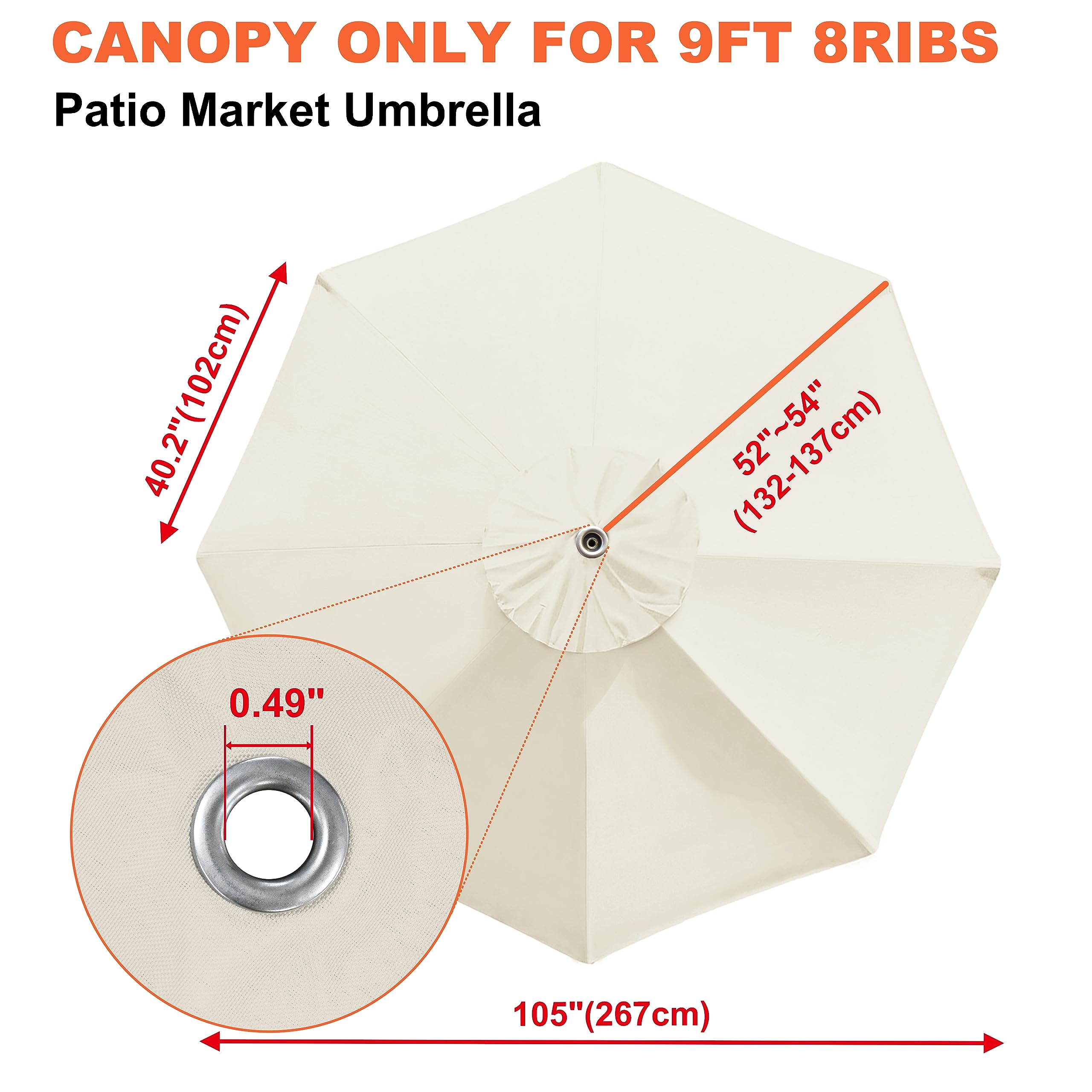 EliteShade 500 denier polyester fabric offers UV protection and durability.