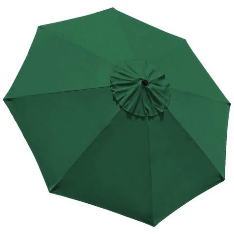 EliteShade 9ft patio umbrella canopy forest green, durable replacement for outdoor shade.