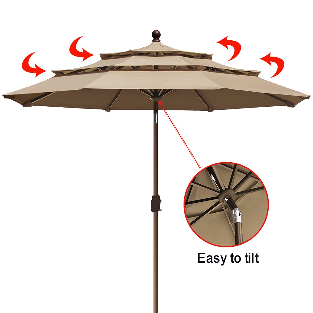 EliteShade base compatibility diagram for sturdy installation.