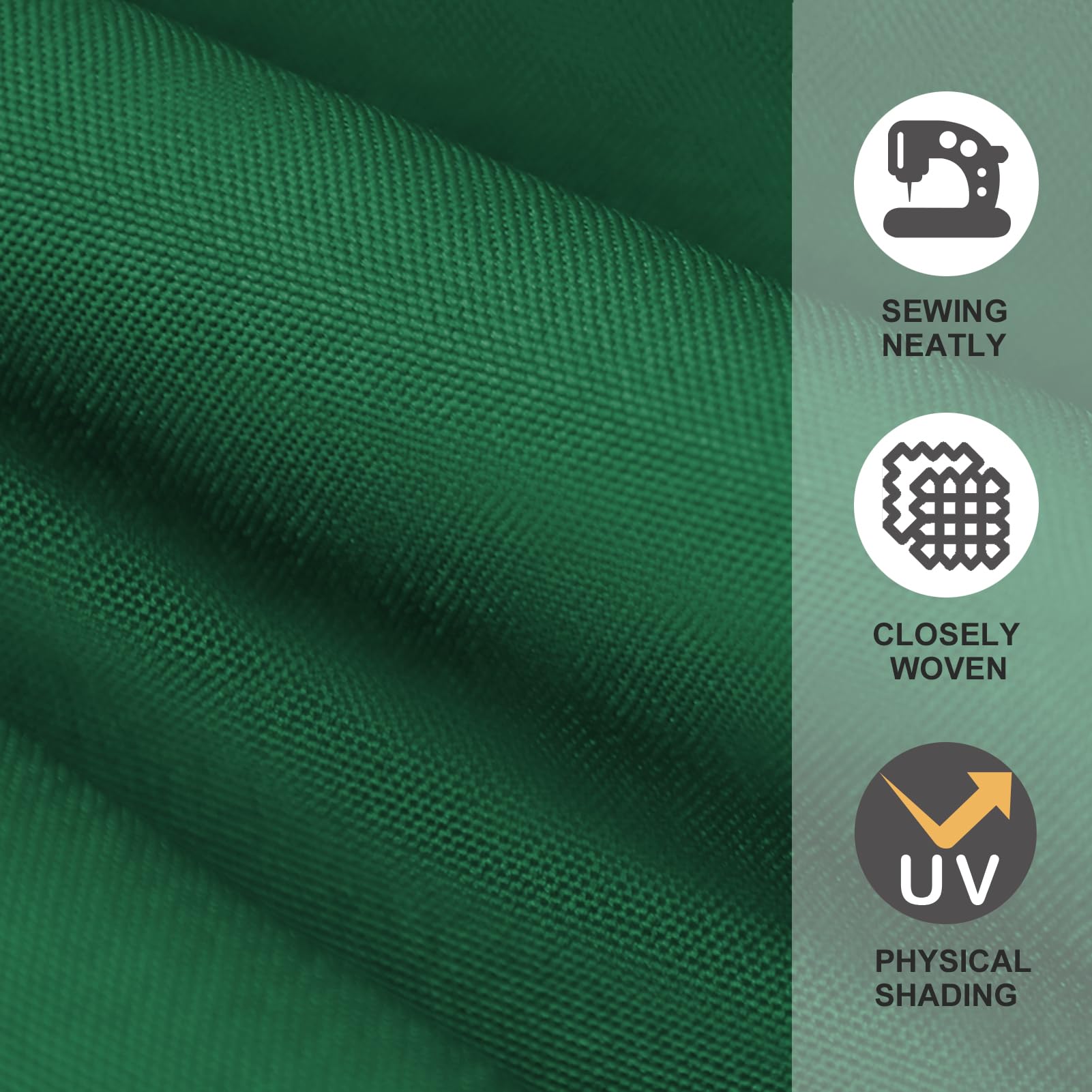 EliteShade canopy with top hole diameter about 1/2 inch for secure fit.