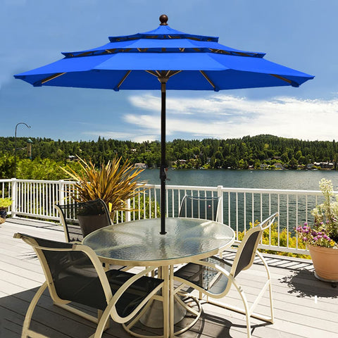 EliteShade vented-top design shows improved airflow on windy days