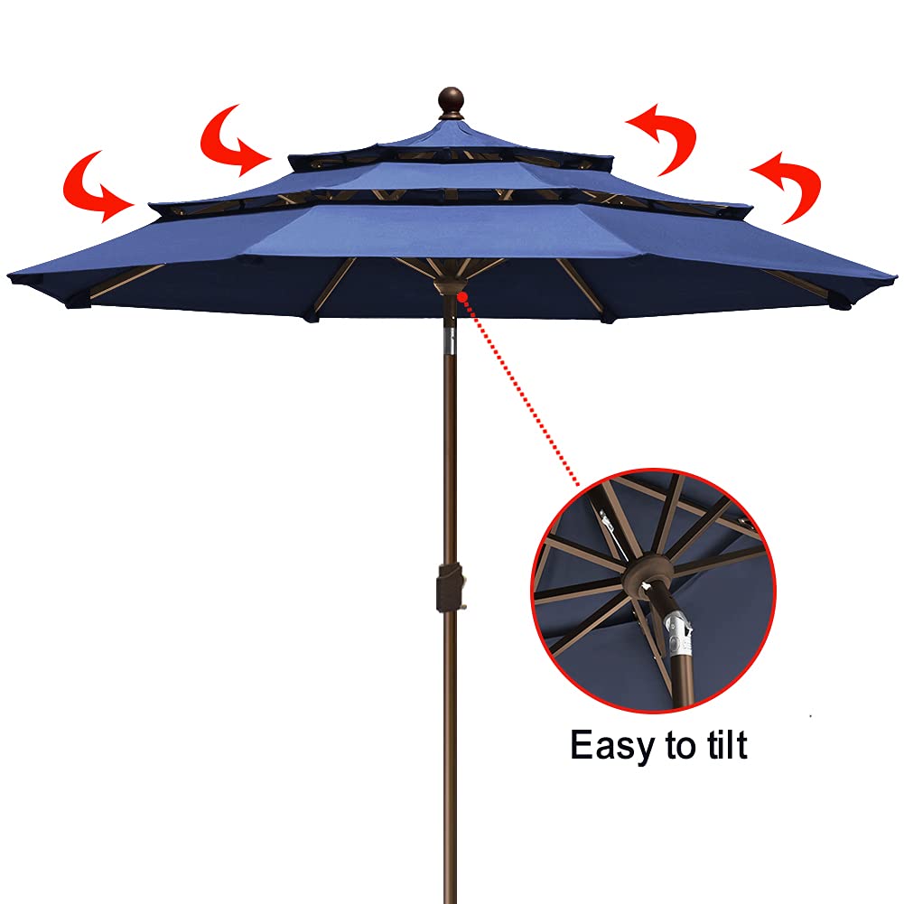 EliteShade wind ventilation system keeps shade cooler on hot days.
