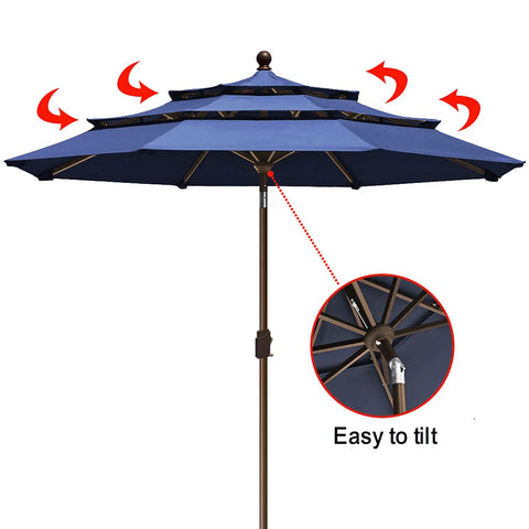 EliteShade wind ventilation system keeps shade cooler on hot days.
