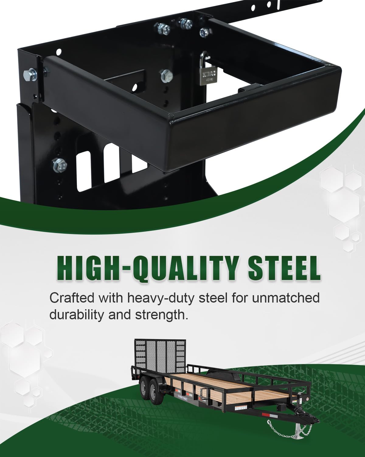 ELITEWILL adjustable-height blower rack adapts to different sizes.
