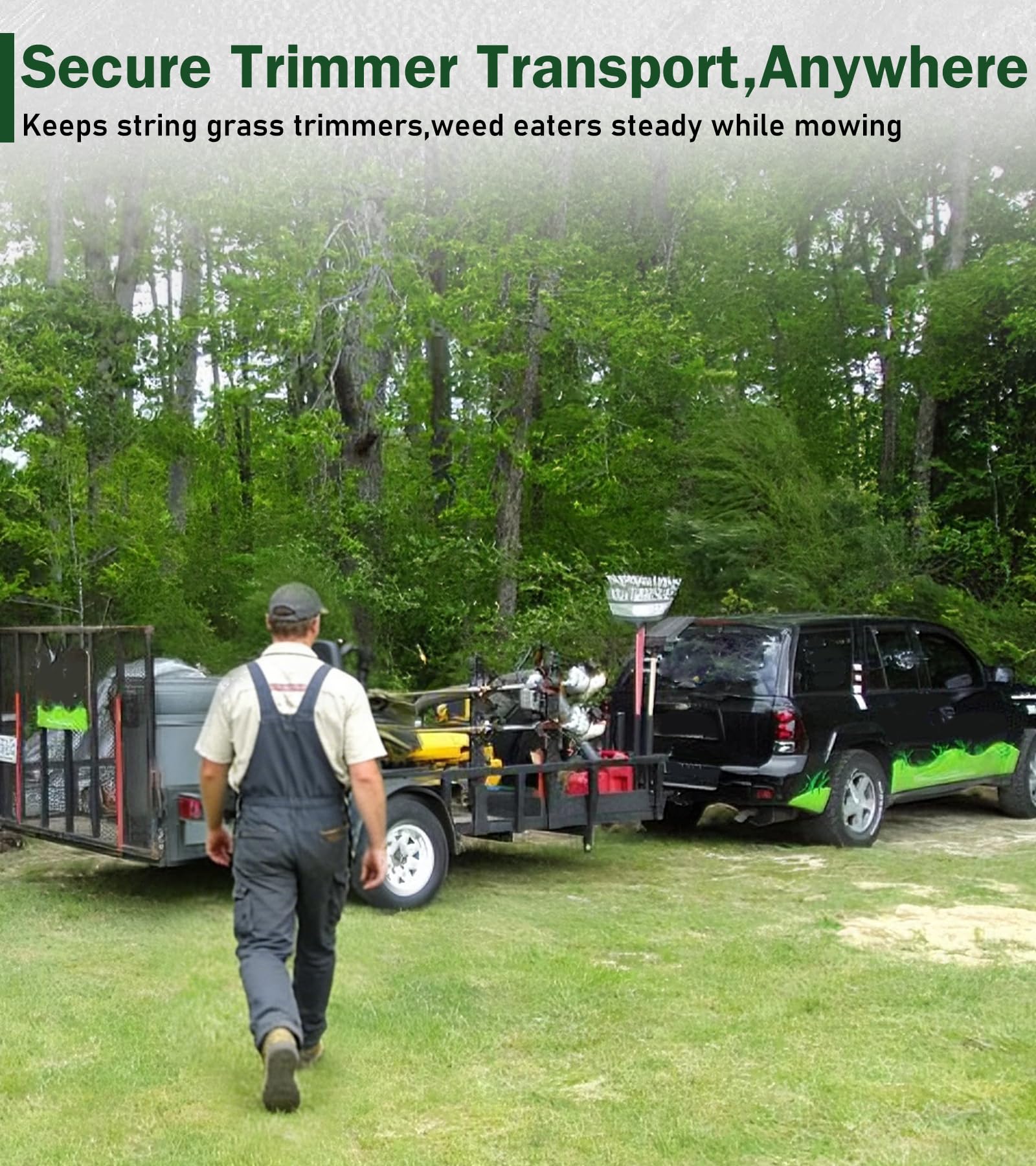 ELITEWILL open trailer mount demonstrates practical gear organization.