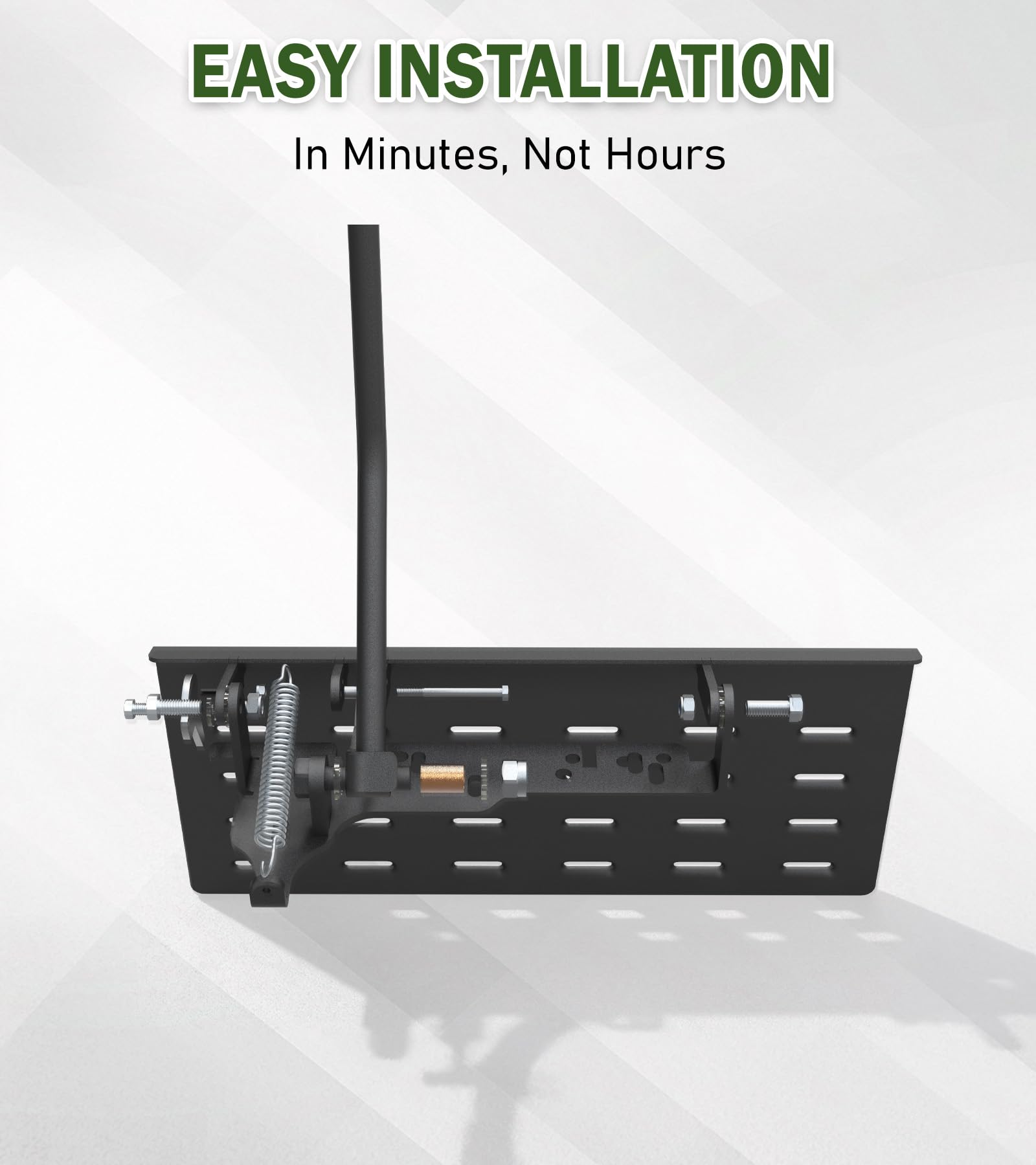ELITEWILL chute blocker for Exmark mower, helps control clippings and improves debris management.