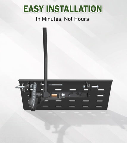 ELITEWILL chute blocker for Exmark mower, helps control clippings and improves debris management.