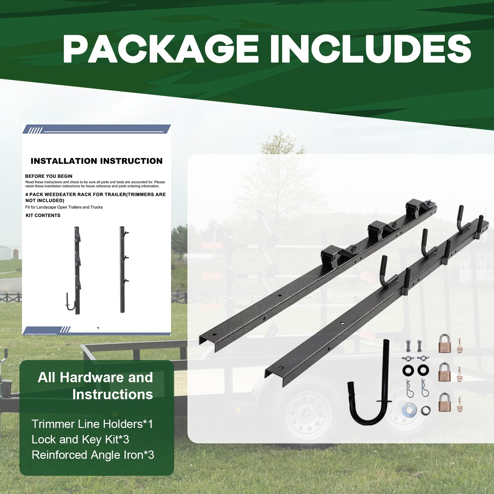 ELITEWILL secure storage for trimmers and hedge clippers during transit.