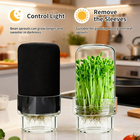 Includes a growing guide for new sprouters and busy households.