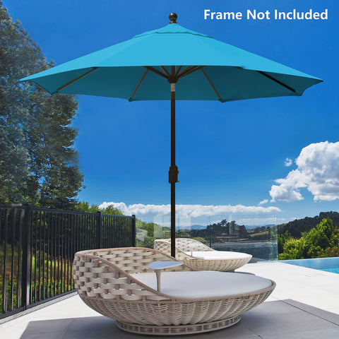 EliteShade easy-install canopy for 9ft umbrella with simple swap.