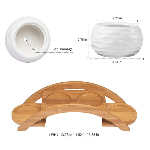 E-liu ceramic planter with textured exterior for stylish plant displays.