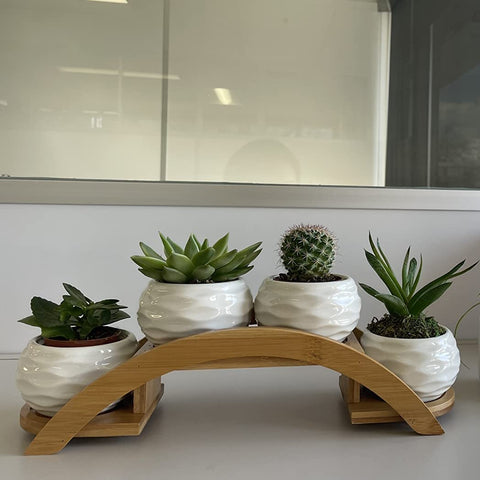 E-liu office desk decor on a windowsill for better ambiance.