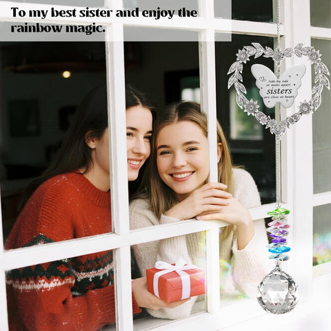 Elivida Suncatcher designed for indoor or outdoor hanging near windows.