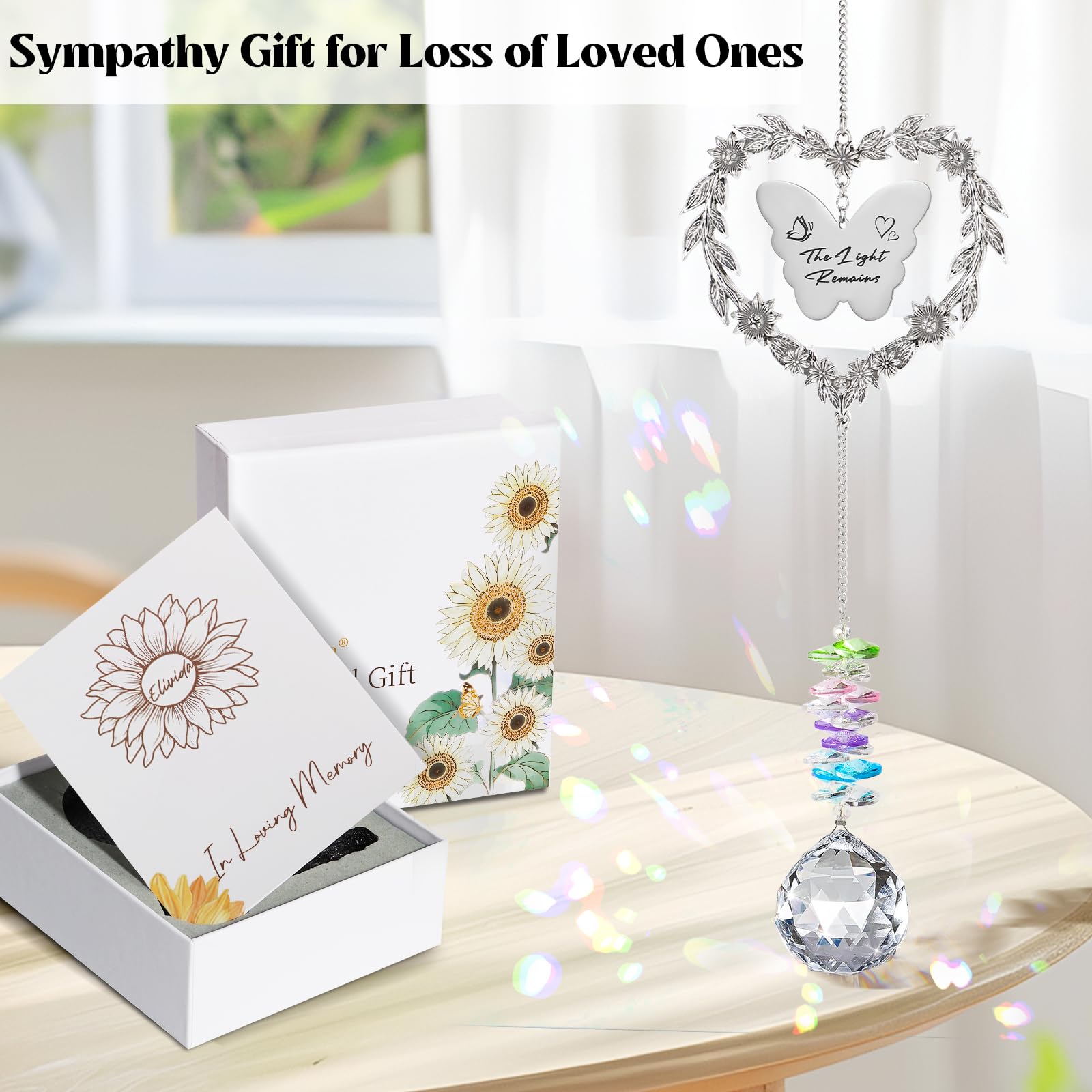 Elivida Sunlight Rainbow Effect spreads gentle colors across a room.