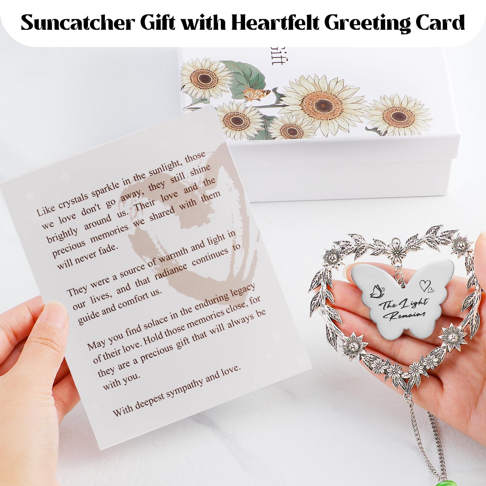 Elivida Sympathy Gift Box presents a ready-to-gift condolence keepsake.