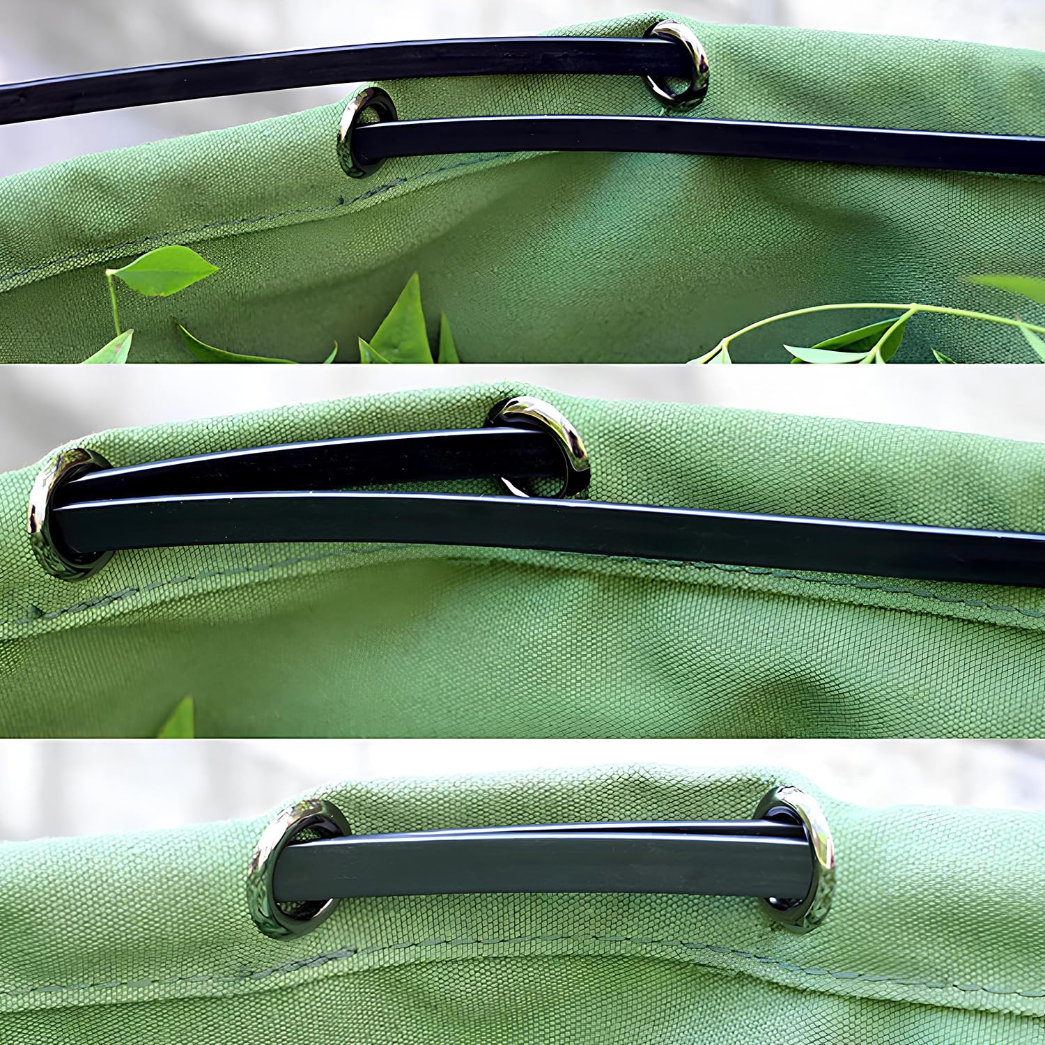 ELK collapsible garden bag stored neatly when not in use.