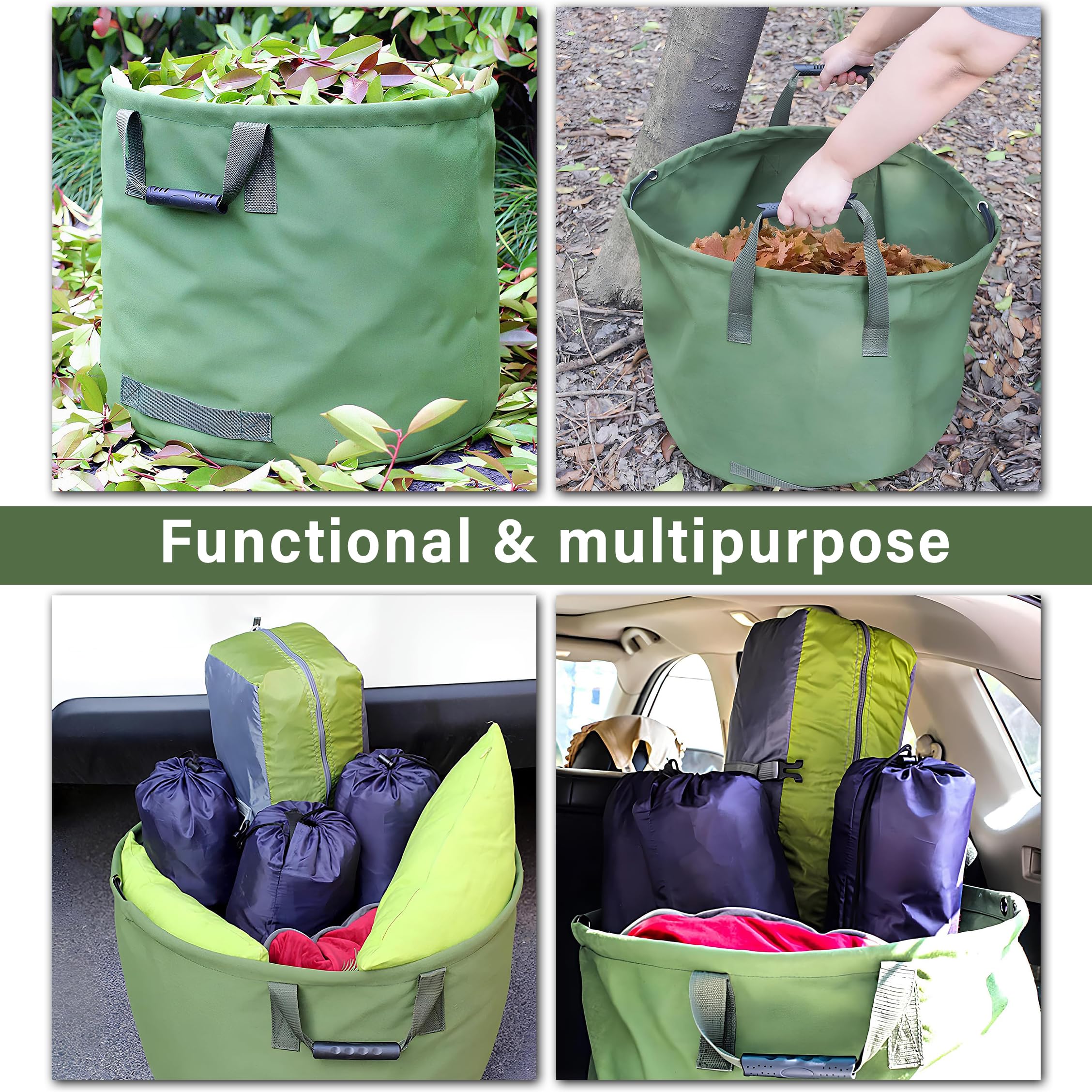 ELK bag with PVC elastic bone helps maintain a round shape for loading.