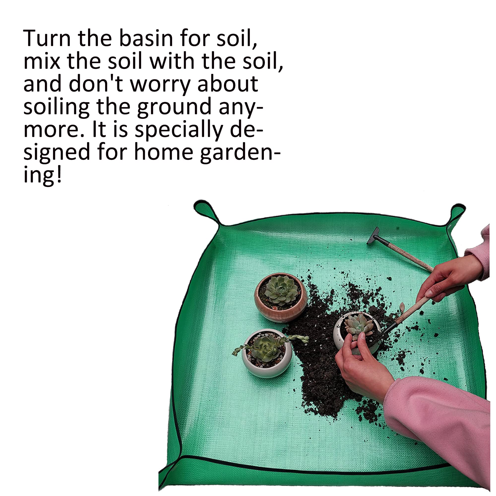 ELLAZYY fold-and-store garden mat for simple storage after use.
