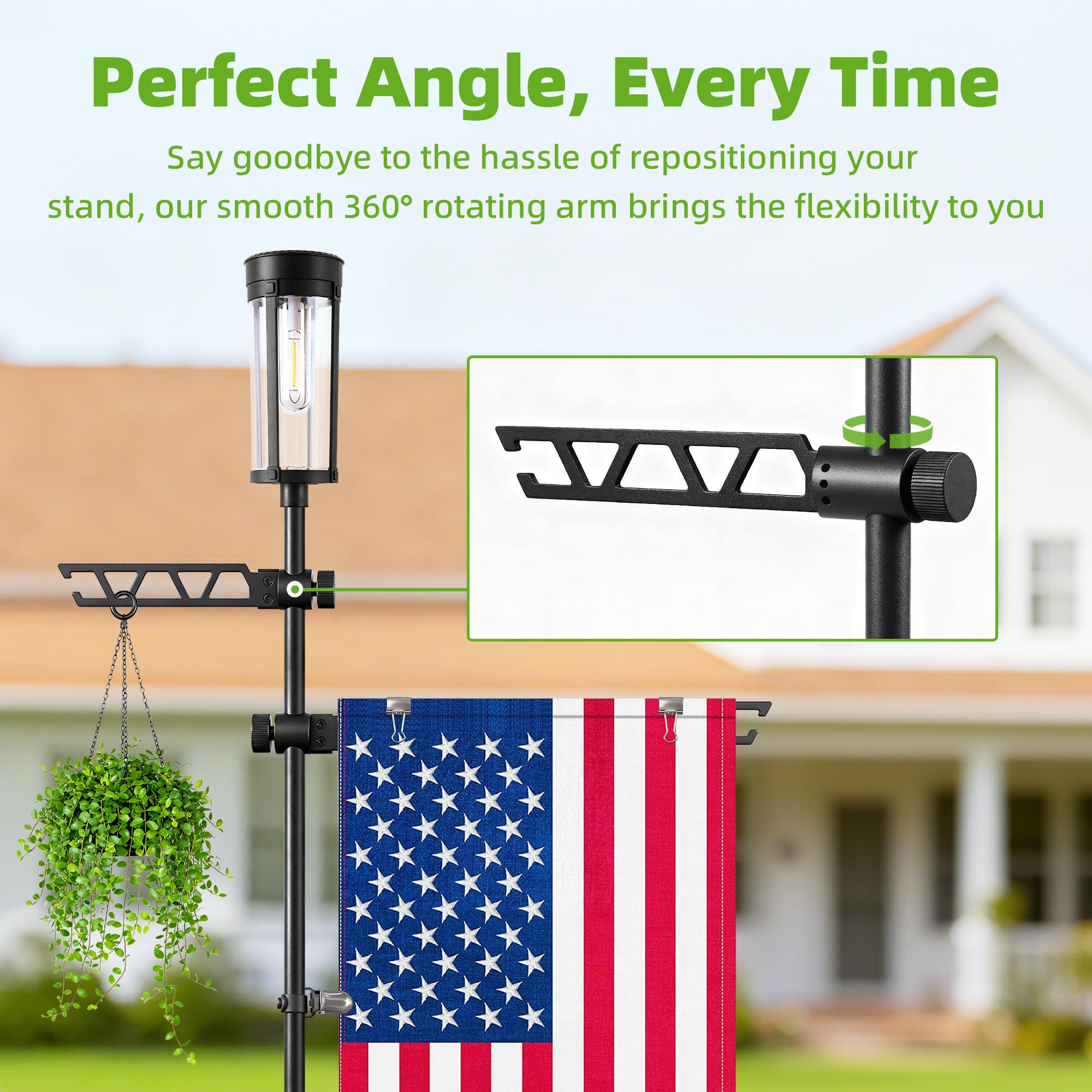 ELOVIA dual-bar design showcases flags and festive decor for curb appeal.