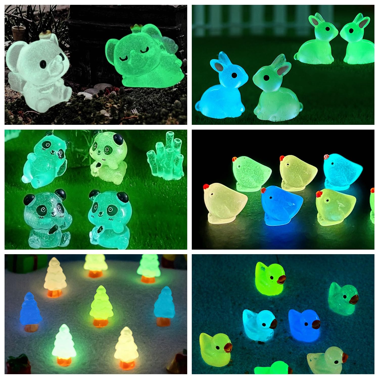 ElpizoFos unicorn figurine glows, creating magical garden moments.