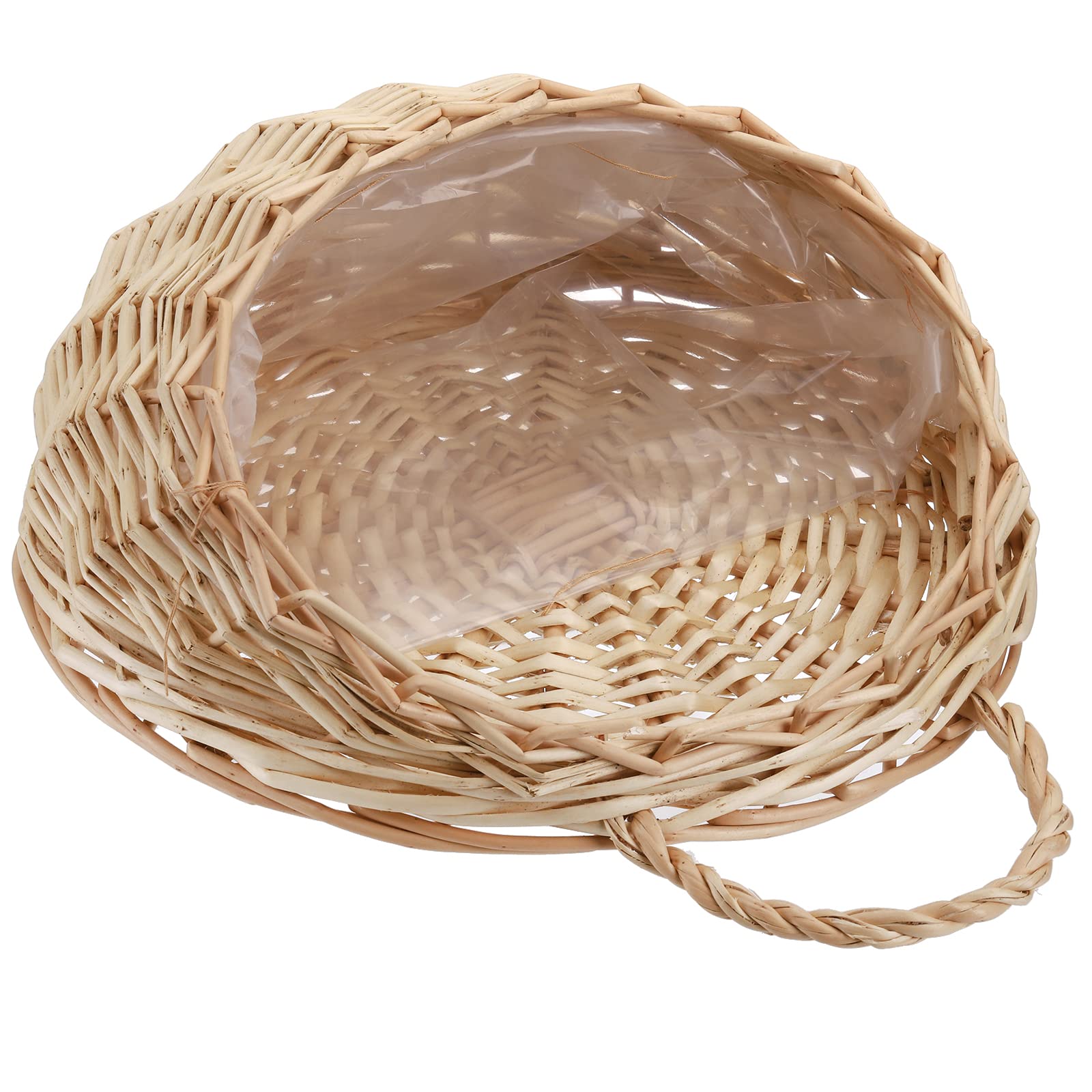 Elsjoy built-in handle basket with breathable inner film for plants.