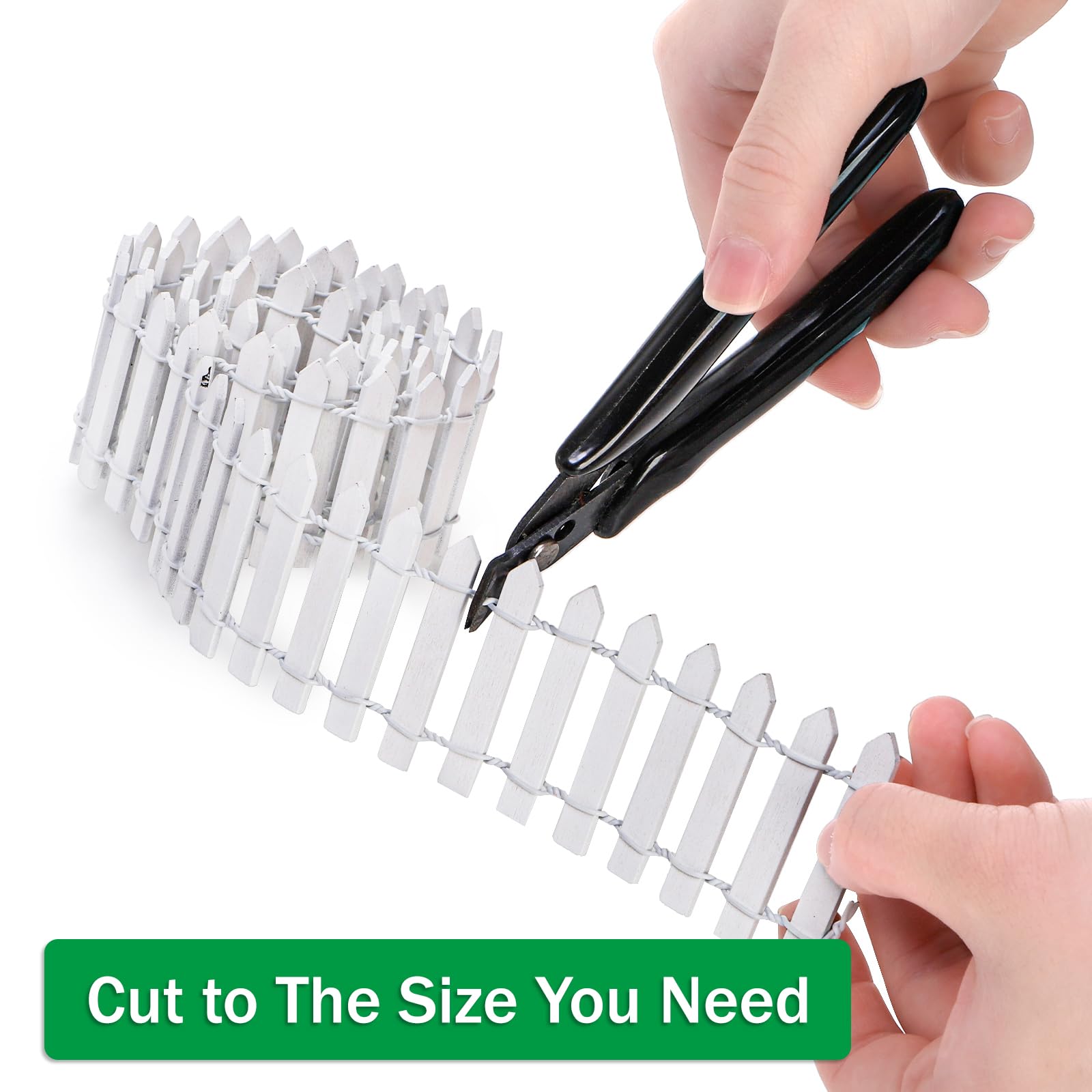 Elsjoy easy-cut fence with wire enables quick customization for projects.