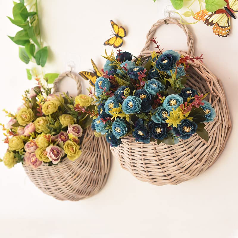 Elsjoy natural wicker finish complements greenery and modern interiors.