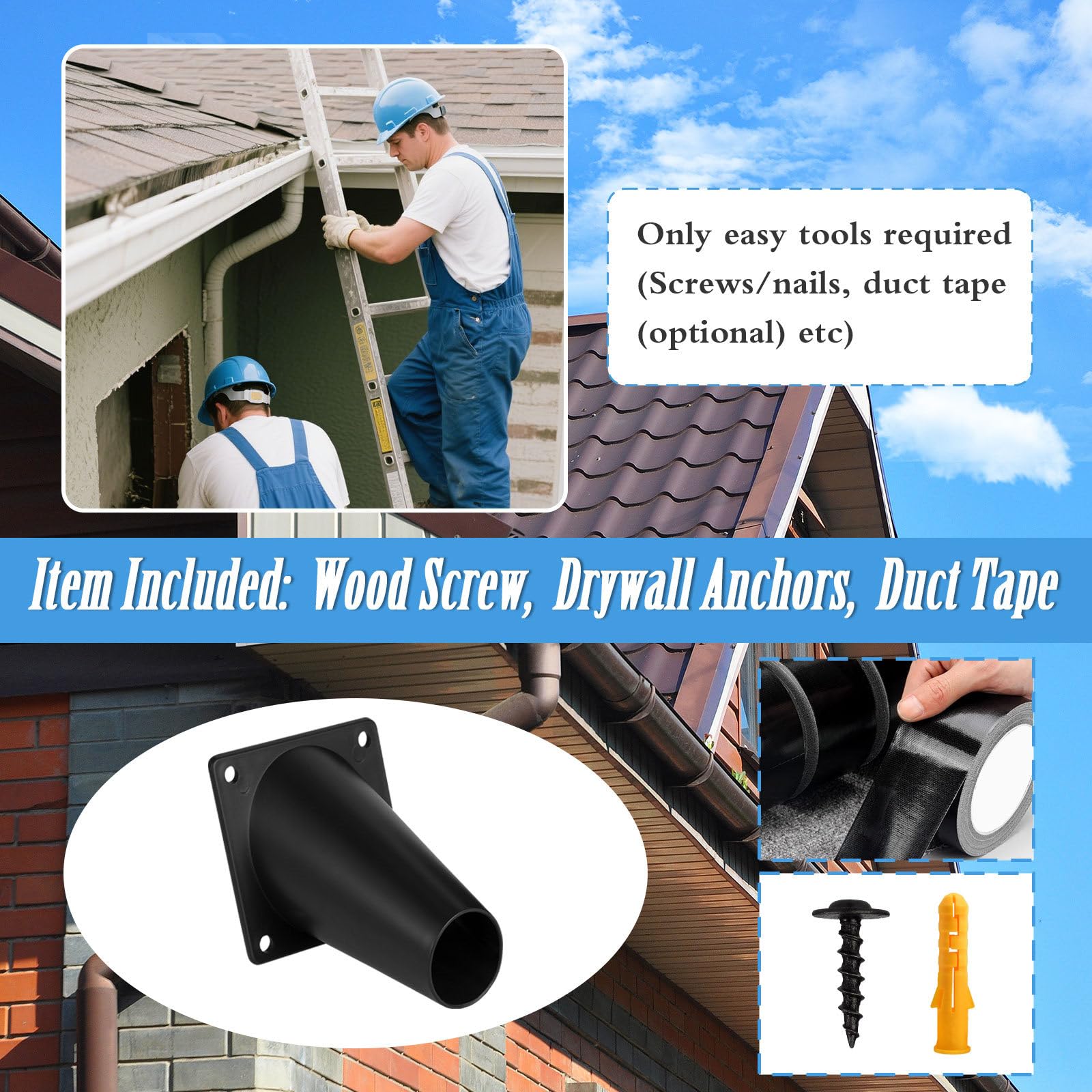 Elspezi One Way Bat Door Cone close-up, tapered opening for evacuation