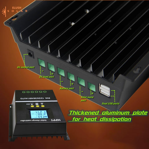ELUSH compatible with lead acid and lithium batteries for flexible system design