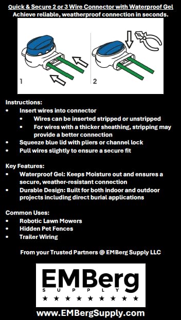 EMBergSupply sixteen pegs included for precise, durable splices