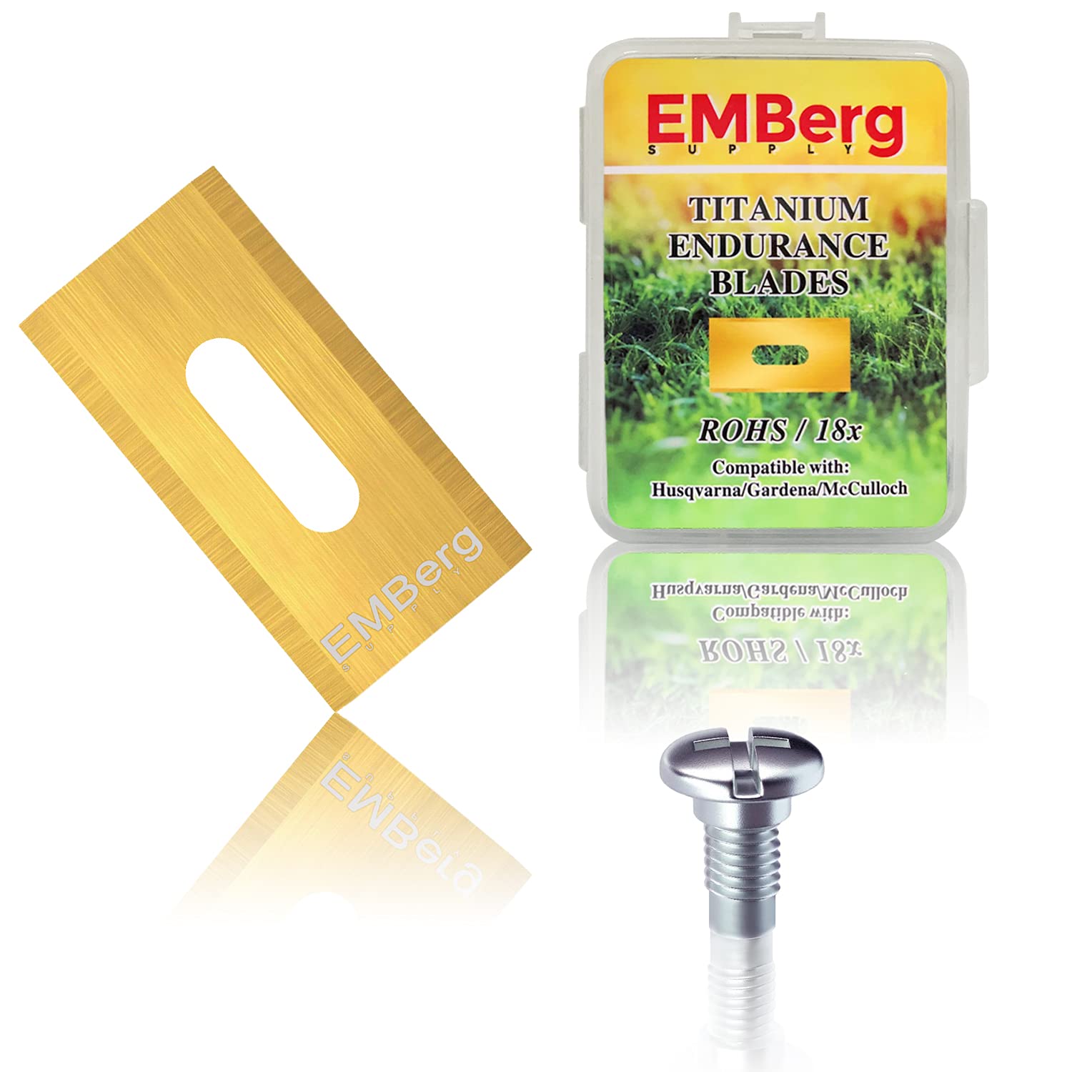 Titanium coated Endurance blades offering strong, lightweight performance