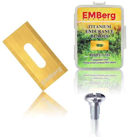 Titanium coated Endurance blades offering strong, lightweight performance