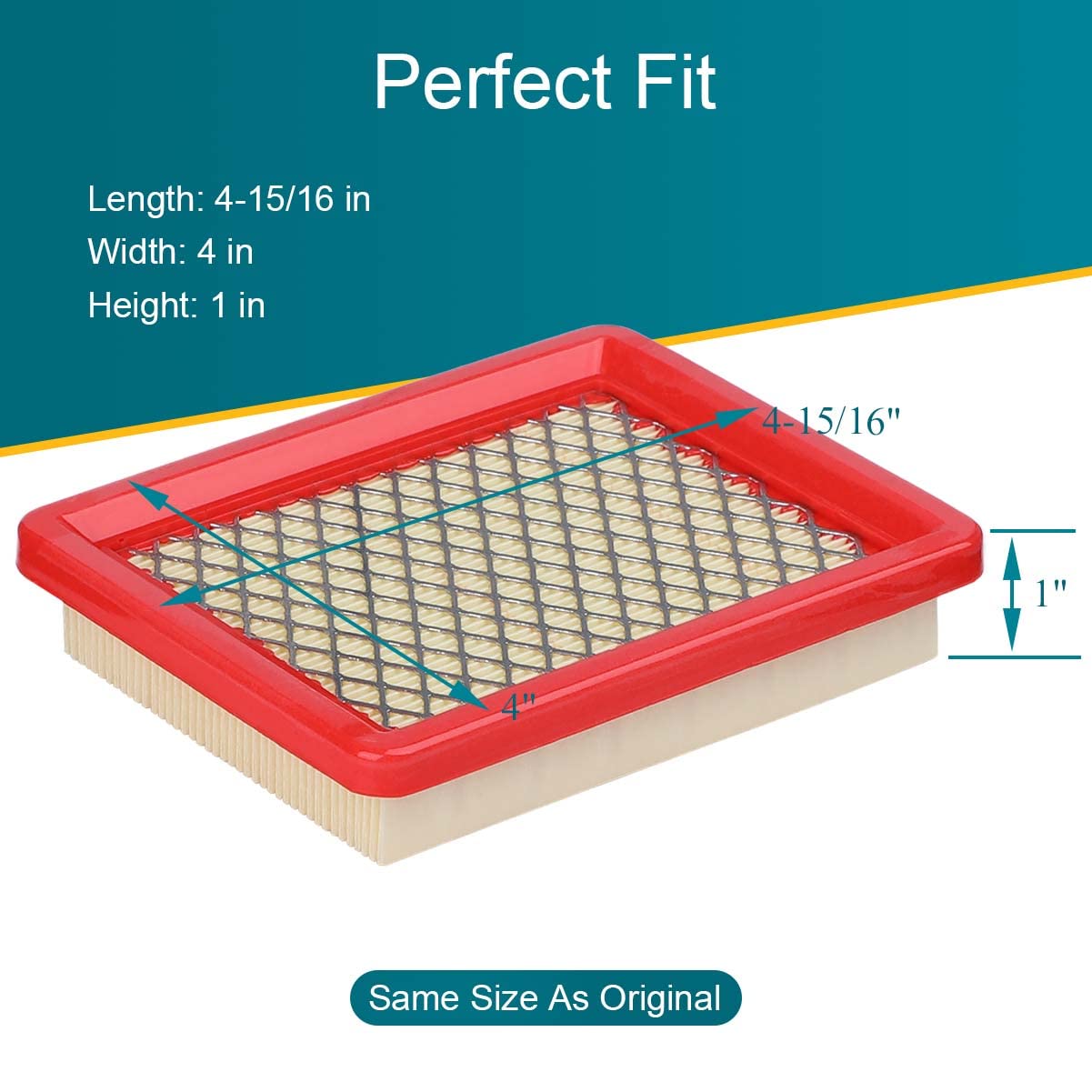 Emmawin filter's metal mesh guards the element for longer life