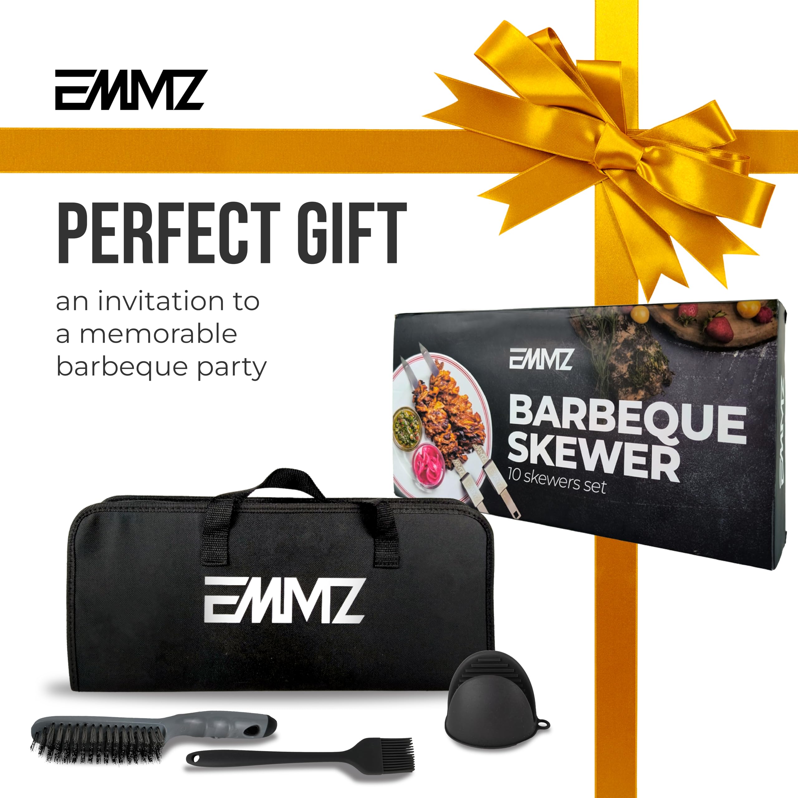 close-up of removable slider on emmz skewers for easy loading