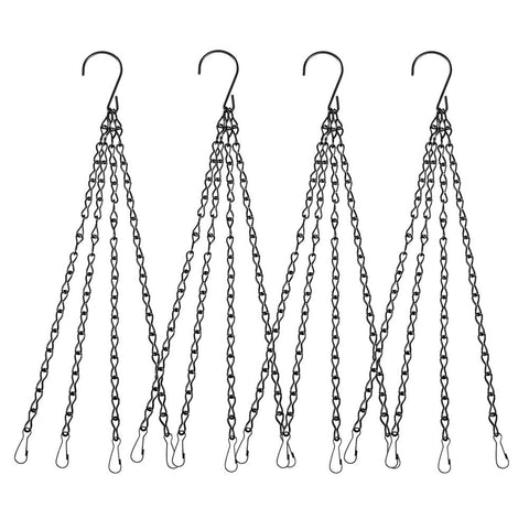 EMPHY 4Pack hanging chain for bird feeder with sturdy 20 lb capacity.
