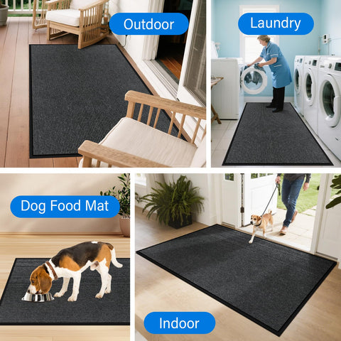 EMQIMA low-profile mat clears thresholds smoothly in modern spaces.