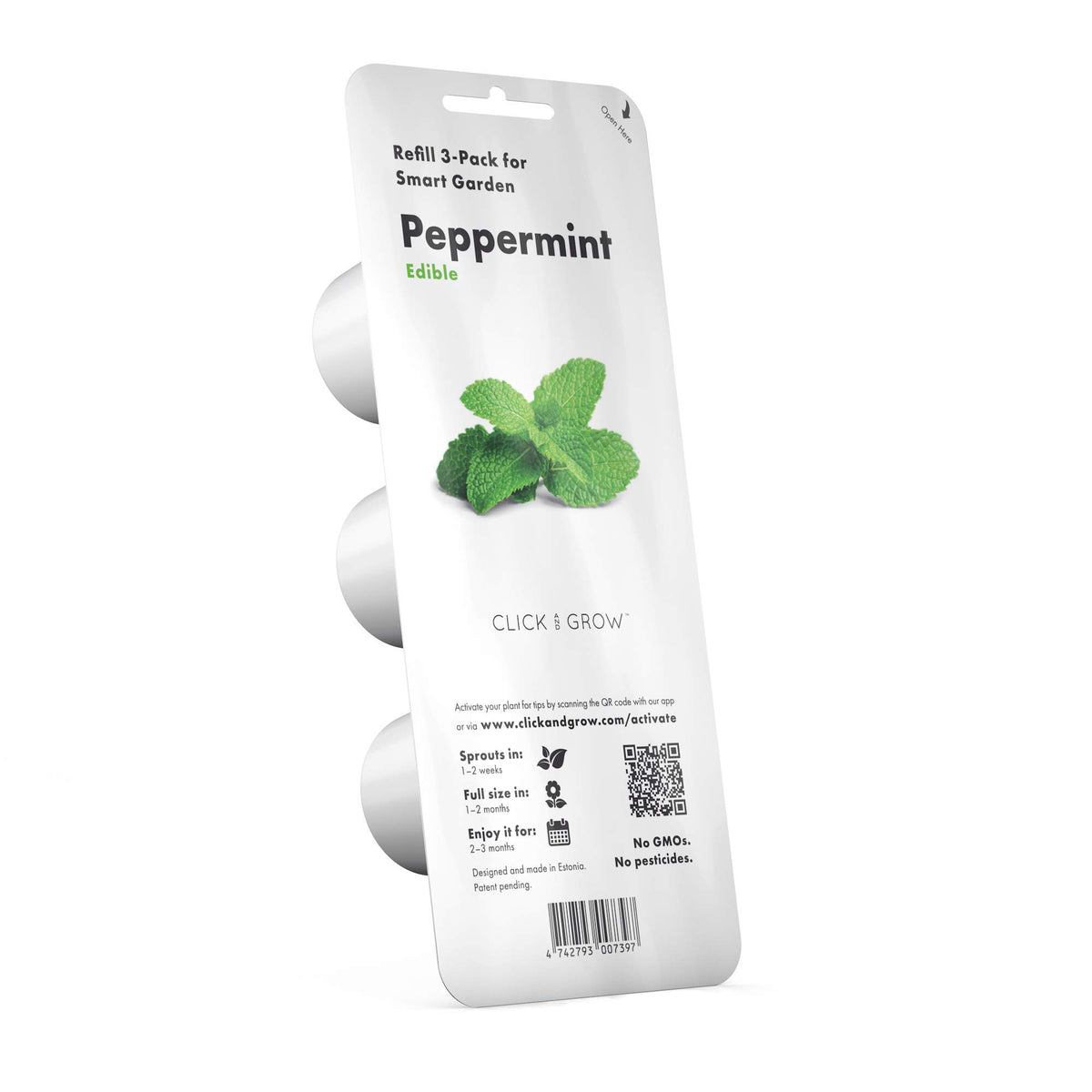 EMSA Click and Grow Peppermint pods compact garden setup for fresh herbs at home