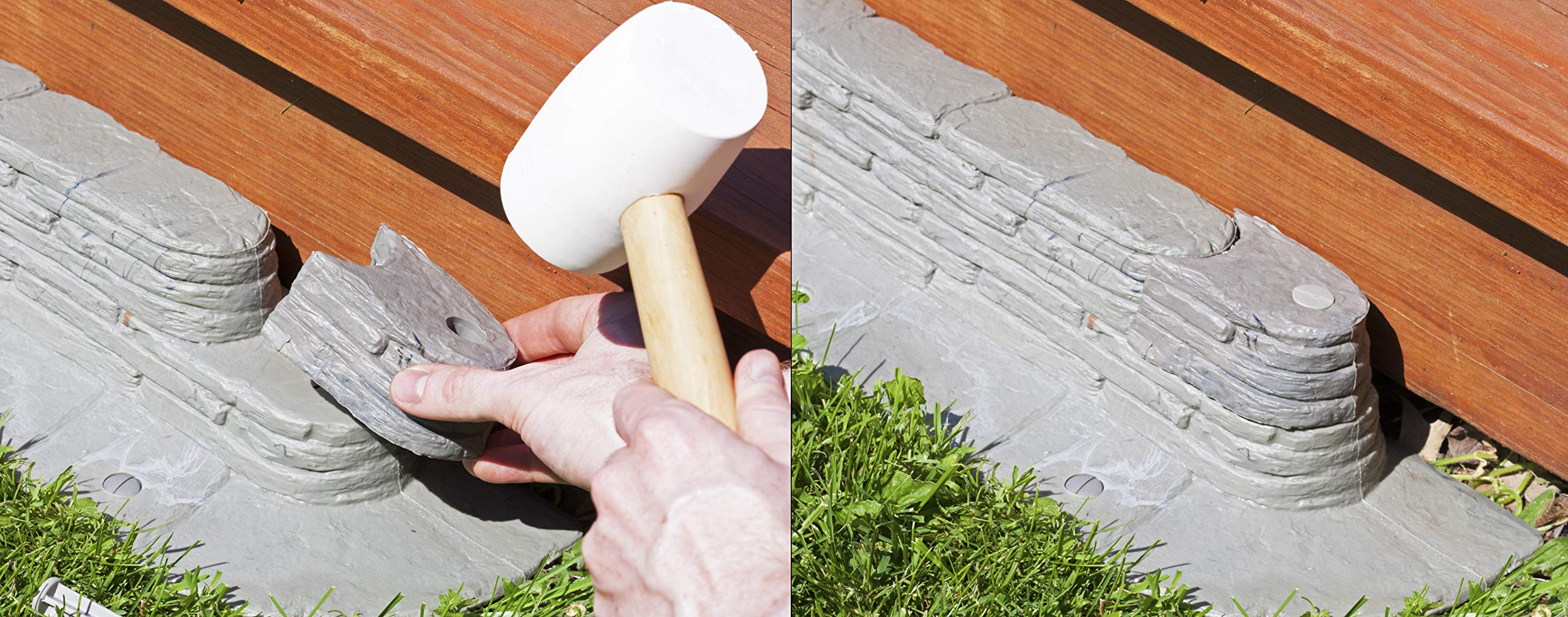 Emsco Bedrocks slate-like look adds natural style to any garden